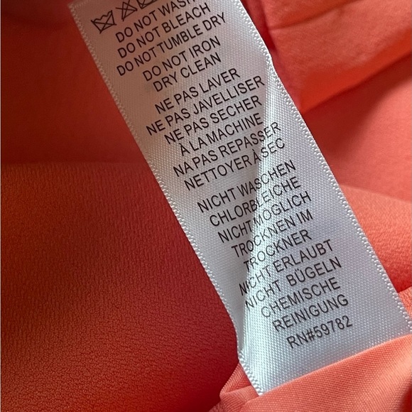 Adrianna Pappell midi orange dress size 10 - Picture 9 of 14